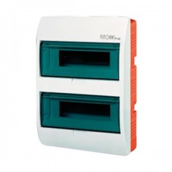 FUSE BOX FLUSH MOUNTING ELEGANT RP 2X12 IP 40 (PE+N) 151-25024 FUSE BOX FLUSH MOUNTING ELEGANT RP 2X12 IP 40 (PE+N) 151-25024