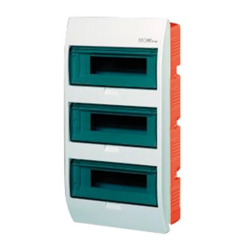 FUSE BOX FLUSH MOUNTING ELEGANT RP 3X12 IP 40 (PE+N) 151-25026