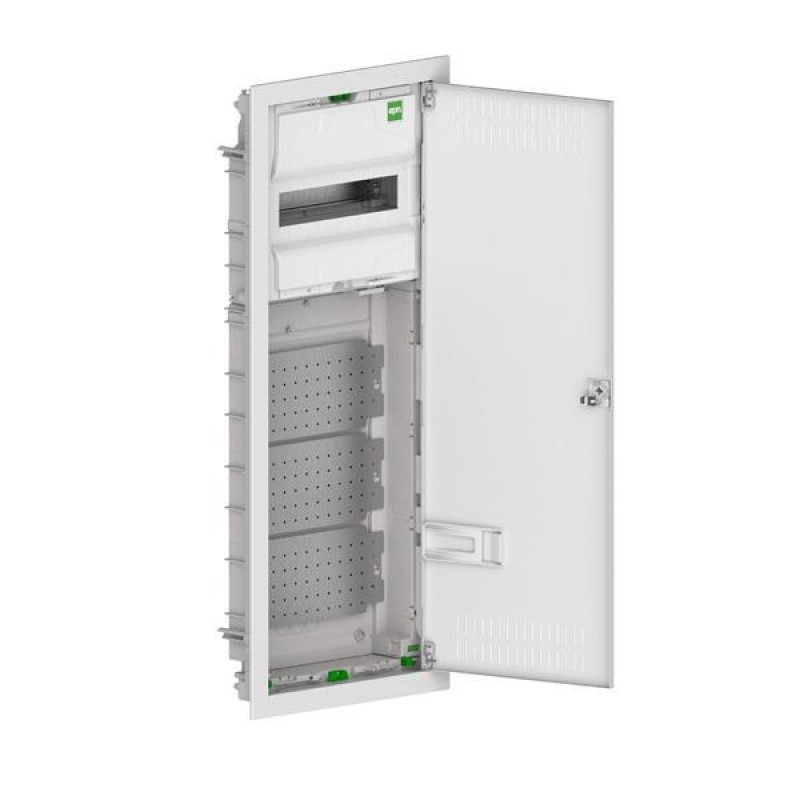 FUSE BOX FLUSH MOUNTING MSF RP 1X12 PE+N + 3Χ12 MULTIMEDIA IP 30 151-25090