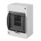 FUSE BOX EXTERNAL MINI CASINGS SURFACE MOUNTED S-4 WITH GLASS IP20 151-25105