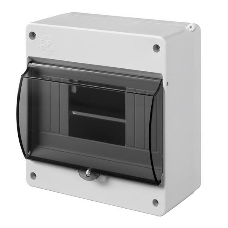 FUSE BOX EXTERNAL MINI CASINGS SURFACE MOUNTED S-6 WITH GLASS 151-25106