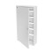 FUSE BOX EXTERNAL METALLIC KRAFT 6X24  IP30 (PE+N) 151-25235