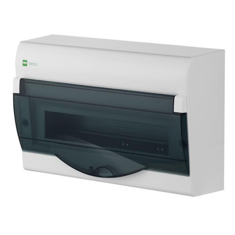 FUSE BOX EXTERNAL GREEN 1X14+2 IP40 (PE+N) 151-25241