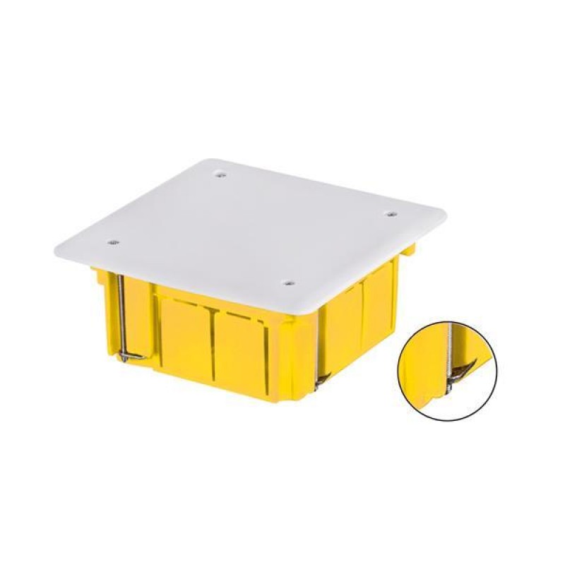 INSTALL BOX FLUSH MOUNTED JUNCTION BOX 95X95X50 HALLOW WALLS °C 151-25341