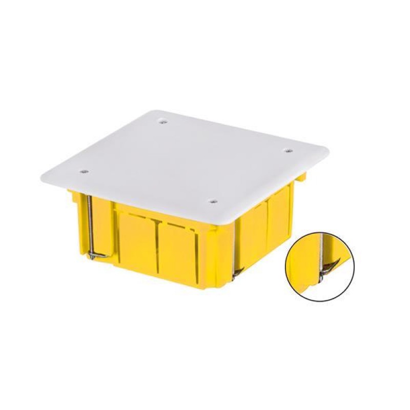 INSTALL BOX FLUSH MOUNTED JUNCTION BOX 105X105X50 HALLOW WALLS °C 151-25342