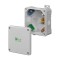 JUNCTION BOX WHITE 2K 98X98X46 5X2,5MM IP 55/65 151-25523