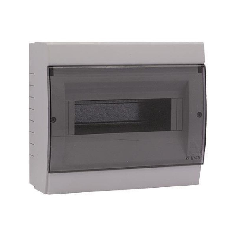 FUSE BOX EXTERNAL 8M IP40 (9700.08) GREY 151-31122