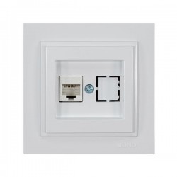 DESPINA DATA SOCKET OUTLET RJ45 CAT 6 WHITE 152-10140 DESPINA DATA SOCKET OUTLET RJ45 CAT 6 WHITE 152-10140