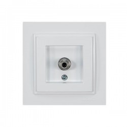 DESPINA SATELLITE SOCKET OUTLET - THROUGH LINE WHITE 152-10145 DESPINA SATELLITE SOCKET OUTLET - THROUGH LINE WHITE 152-10145