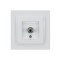 DESPINA SATELLITE SOCKET OUTLET - THROUGH LINE WHITE 152-10145