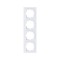DESPINA 4 GANG FRAME WHITE 152-10183