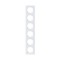 DESPINA 6 GANG FRAME WHITE 152-10185