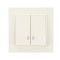 DESPINA 2 GANG 2 WAY SWITCH CREAM 152-10207