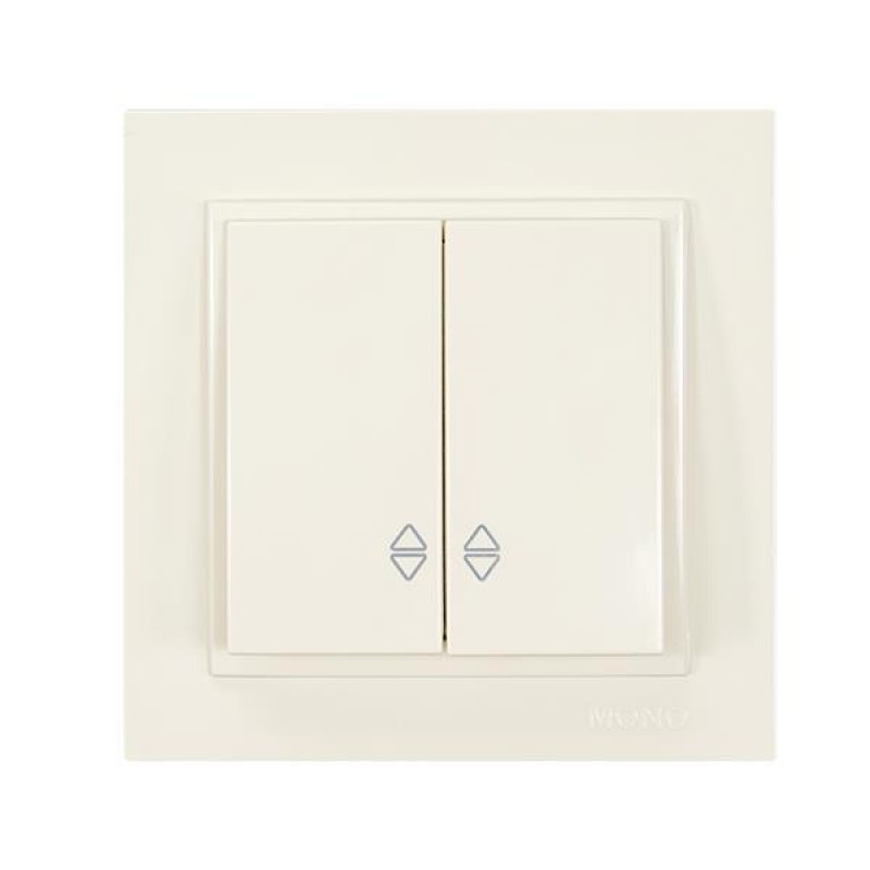 DESPINA 2 GANG 2 WAY SWITCH CREAM 152-10207