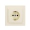 DESPINA SOCKET OUTLET EARTHED  CREAM 152-10230