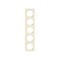 DESPINA 5 GANG FRAME CREAM 152-10284