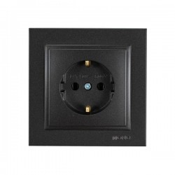 DESPINA SOCKET OUTLET EARTHED FUME 152-10330 DESPINA SOCKET OUTLET EARTHED FUME 152-10330