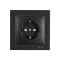 DESPINA CHILDPROOF SOCKET OUTLET EARTHED FUME 152-10331