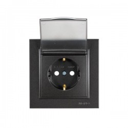 DESPINA CHILDPROOF SOCKET OUTLET EARTHED WITH COVER FUME 152-10334 DESPINA CHILDPROOF SOCKET OUTLET EARTHED WITH COVER FUME 152-10334
