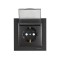 DESPINA CHILDPROOF SOCKET OUTLET EARTHED WITH COVER FUME 152-10334