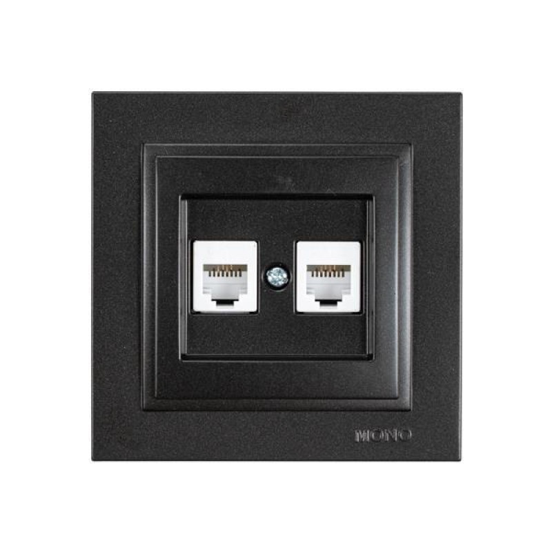 ДВОЕН ТЕЛЕФОНЕН КОНТАКТ RJ45 CAT3 ДИМЕН