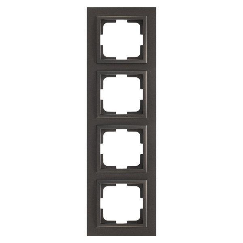 DESPINA 4 GANG FRAME FUME 152-10383