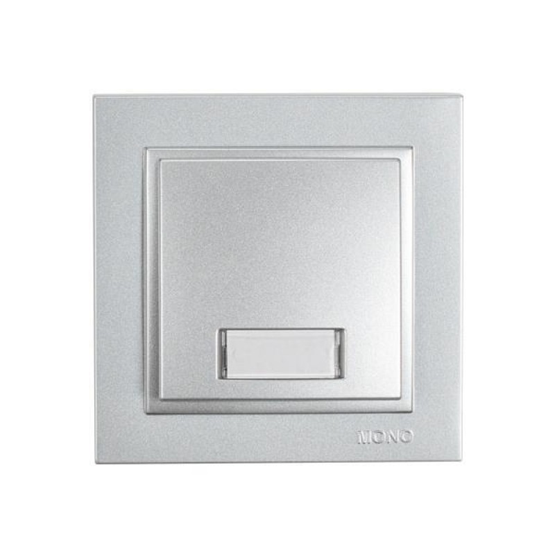 DESPINA BELL SWITCH WITH NAME PLATE SILVER 152-10411