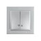 DESPINA ROLLER BLINDS CONTROL SWITCH SILVER 152-10412