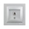 DESPINA NUMERIC PHONE SOCKET OUTLET RJ11 CAT3 SILVER 152-10438