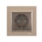 DESPINA CHILDPROOF SOCKET OUTLET EARTHED WITH COVER LIGHT FUME 152-10534