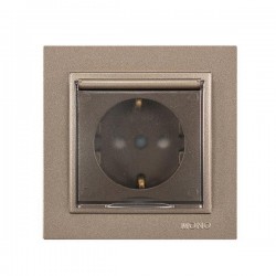 DESPINA CHILDPROOF SOCKET OUTLET EARTHED SCREW TYPE LIGHT FUME 152-10535 DESPINA CHILDPROOF SOCKET OUTLET EARTHED SCREW TYPE LIGHT FUME 152-10535