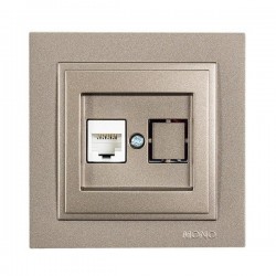 КОНТАКТ С RJ45 КАТ.6 LIGHT FUME