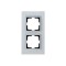 STYLE DOUBLE FRAME SILVER ALUMINIUM 152-10851
