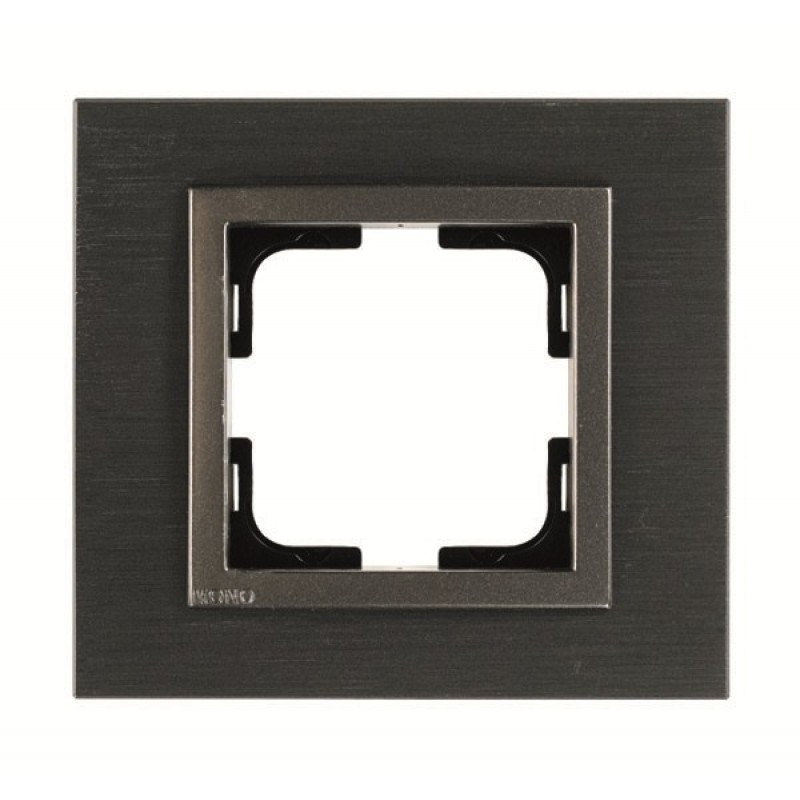 STYLE SINGLE FRAME BLACK ALUMINIUM 152-10870