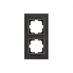 STYLE DOUBLE FRAME BLACK ALUMINIUM 152-10871 STYLE DOUBLE FRAME BLACK ALUMINIUM 152-10871