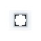 STYLE SINGLE FRAME WHITE GLASS 152-10880