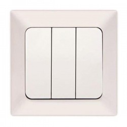 TRIPLE SWITCH WHITE 152-12003 TRIPLE SWITCH WHITE 152-12003