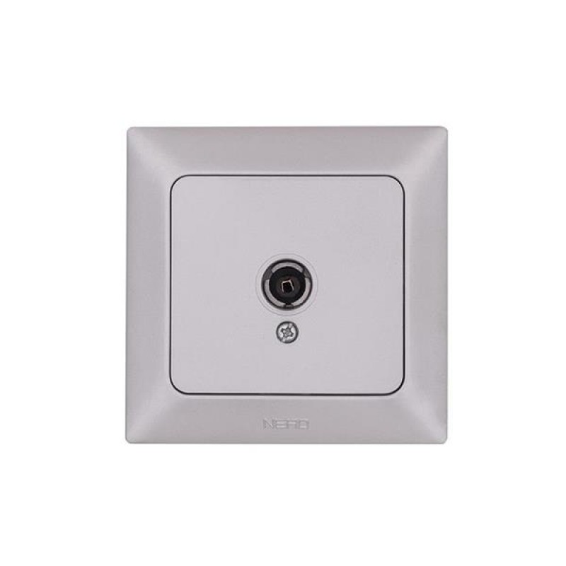 TV SOCKET FINITE  SILVER 152-16209