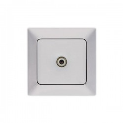 SATELLITE SOCKET (F CONNECTOR) SILVER 152-16211 SATELLITE SOCKET (F CONNECTOR) SILVER 152-16211