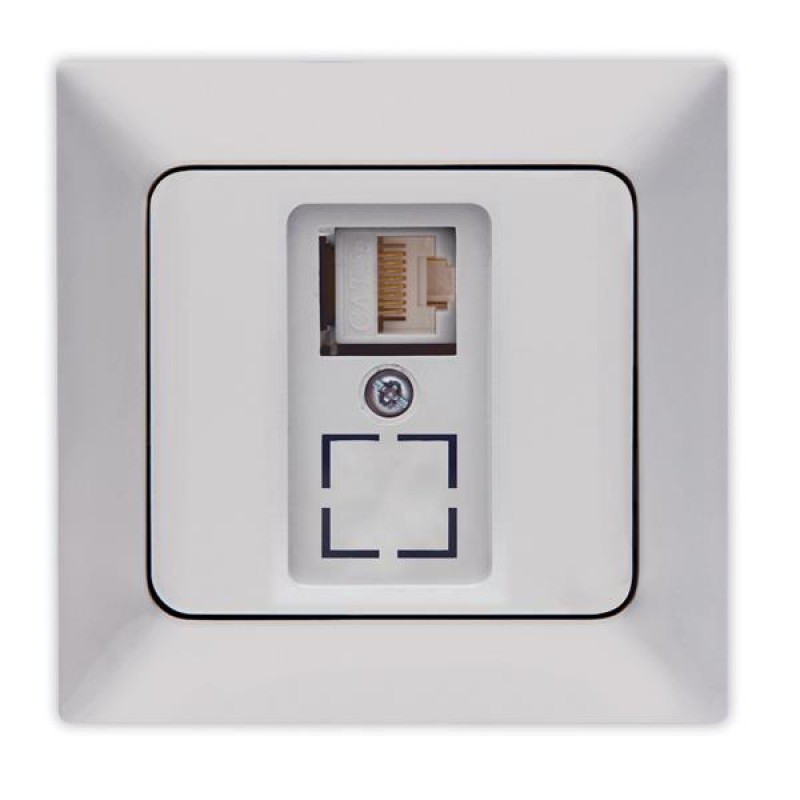 RJ45 КОНЕКТОР ЗА ДАННИ КАТ. 6 СРЕБРИСТ