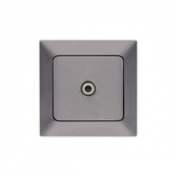 SATELLITE SOCKET (F CONNECTOR) GRAPHITE 152-16311 SATELLITE SOCKET (F CONNECTOR) GRAPHITE 152-16311