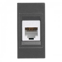 КОНТАКТЕН МОДУЛ RJ45 CAT3 АНТРАЦИТ КОНТАКТЕН МОДУЛ RJ45 CAT3 АНТРАЦИТ
