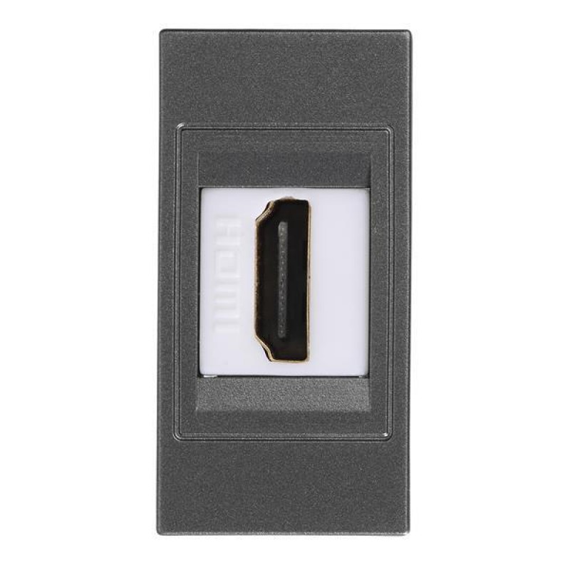 КОНТАКТЕН МОДУЛ HDMI АНТРАЦИТ КОНТАКТЕН МОДУЛ HDMI АНТРАЦИТ