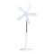 STAND FAN WITH FLEXIBLE BLADES WHITE Φ50 12W 300-20008