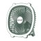 TABLE FAN RECHARGEABLE Φ17 WITH LED MIND GREEN 300-20510
