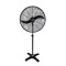METAL INDUSTRIAL STAND FAN BLACK  Φ81 190W WITH OSCILLATION BUTTON 300-23503