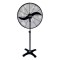 METAL INDUSTRIAL STAND FAN BLACK  Φ71 160W WITH OSCILLATION BUTTON 300-23505