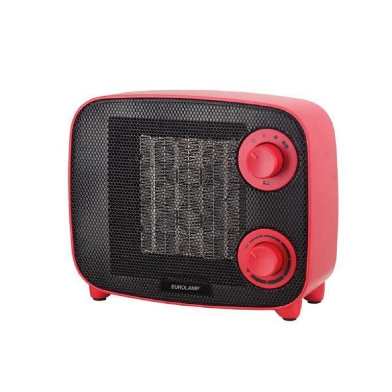 FAN HEATER VINTAGE 1500W RED 300-41352