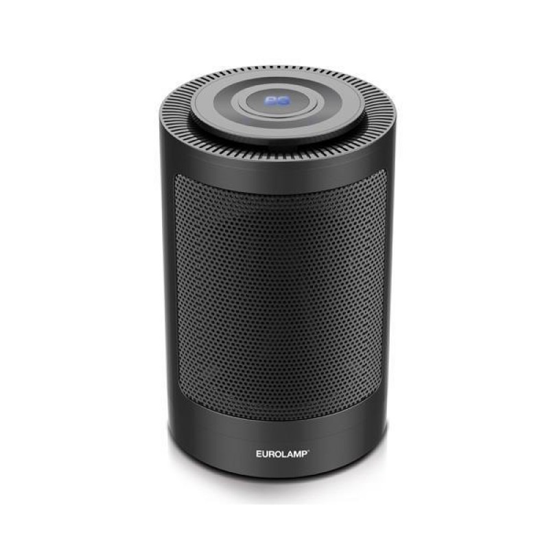 FAN HEATER CERAMIC 1500W CIRCULAR BLACK WITH REMOTE CONTROL 300-41353