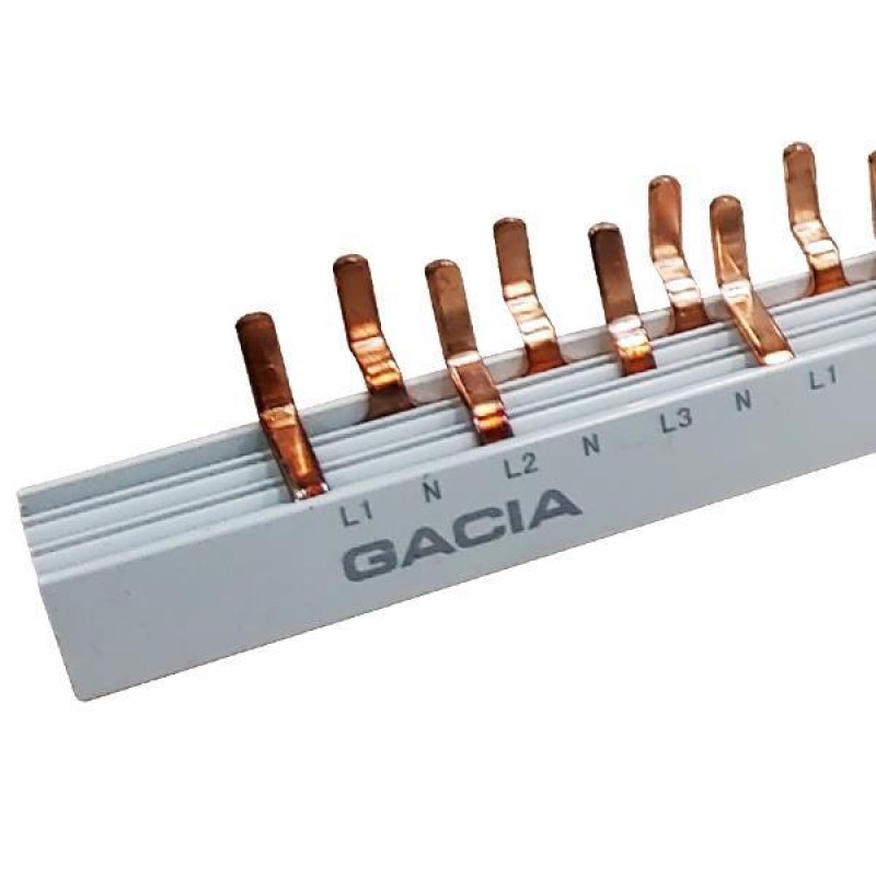 BUSBAR COPPER L TYPE LDPN 3P L1NL2NL3N (1P) 12Θ WITH INSULATION 500-10022